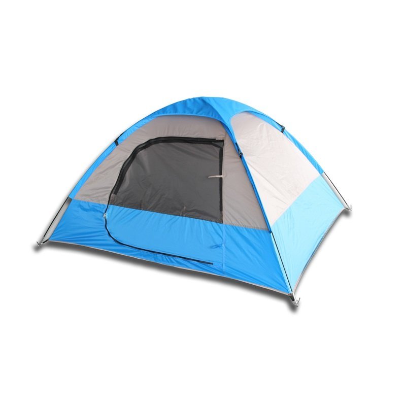 Blue/Gray or Red/Gray 2 Person Camping Tent